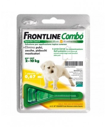 MERIAL FRONTLINE COMBO SPOT-ON CANI  2-10KG 1 PIPETTA 0,67ML